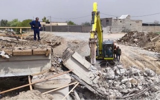 بازسازی جهادی نقاط ریلی آسیب دیده در خط آهن محور تهران - اصفهان