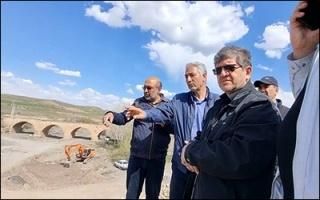 ارزیابی میدانی مدیرعامل راه‌آهن از نقاط آسیب‌دیده شبکه ریلی