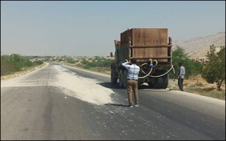 ایمن‌سازی راه پارسیان به بندرلنگه در هرمزگان