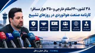 ۳۸ کشور ، ۶۴۰ مقام خارجی و ۳۵۰ هزار مسافر ؛ کارنامه صنعت هوانوردی در روزهای تشییع
