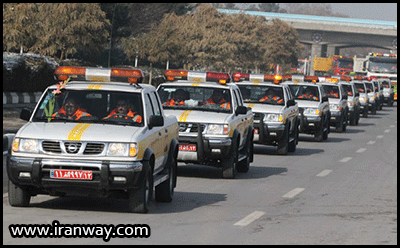 برگزاری مانور بزرگ امداد جاده‌ای 