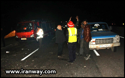 تصادفات مکرر در آزادراه ساوه - همدان