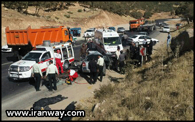 کشته های سوانح رانندگی با آمار ۶۵.۶ درصد