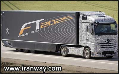 future truck 2025 کامیون بدون راننده مرسدس بنز