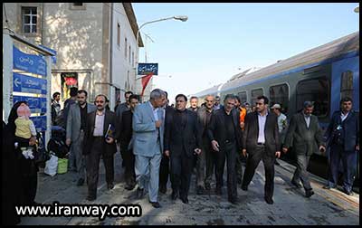 سفر ریلی وزیر راه و شهرسازی به هشتگرد